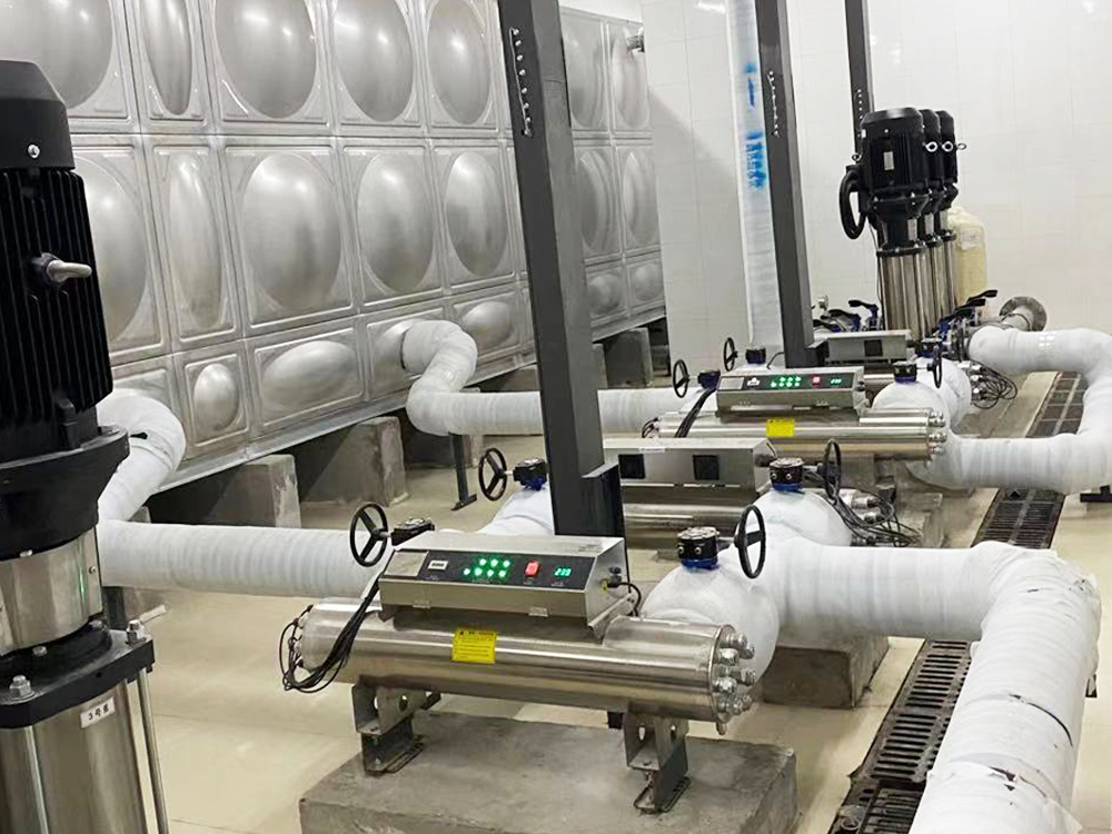 二次供水泵房紫外線消毒器設(shè)備安裝實(shí)例